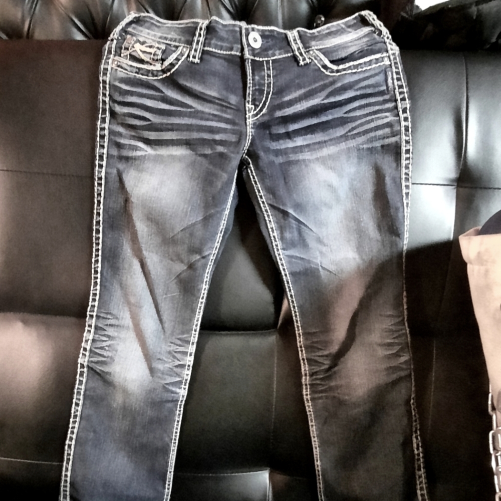 Silver jeans
